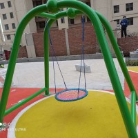 儿童户外拱桥秋千
